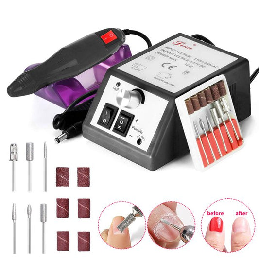 Electric Nail Drill Machine Nail File Drill Set for Acrylic Nails Gel Nail Glazing Nail Drill Nail Art Polisher