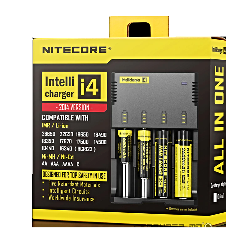 Rechargeable Nitecore i4 battery charger