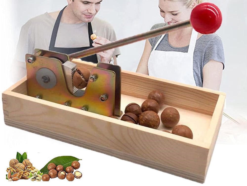 Manual Nutcracker Nut Peeling Machine Heavy Duty Nut Tongs Pecan Nut Cracker Opener Walnuts Tool for Walnuts Chestnuts Pecans Hazelnuts Almonds, Best Gifts