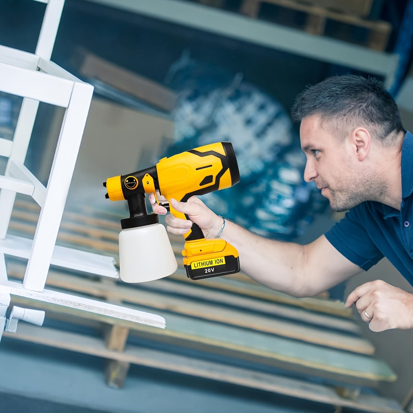 Cordless Paint Sprayer Gun