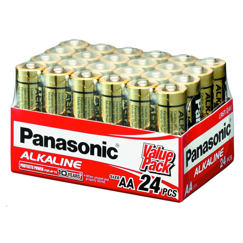 Panasonic AA Alkaline Battery 24 Pack