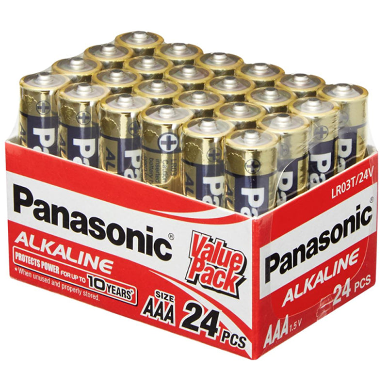 Panasonic AAA Batteries 24 Pack