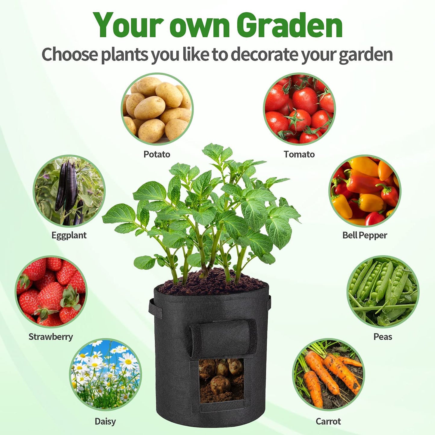 Fabric Pot Planter Grow Bags