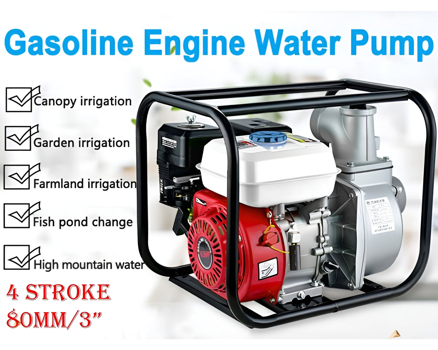 Gasoline Petrol Water Pump