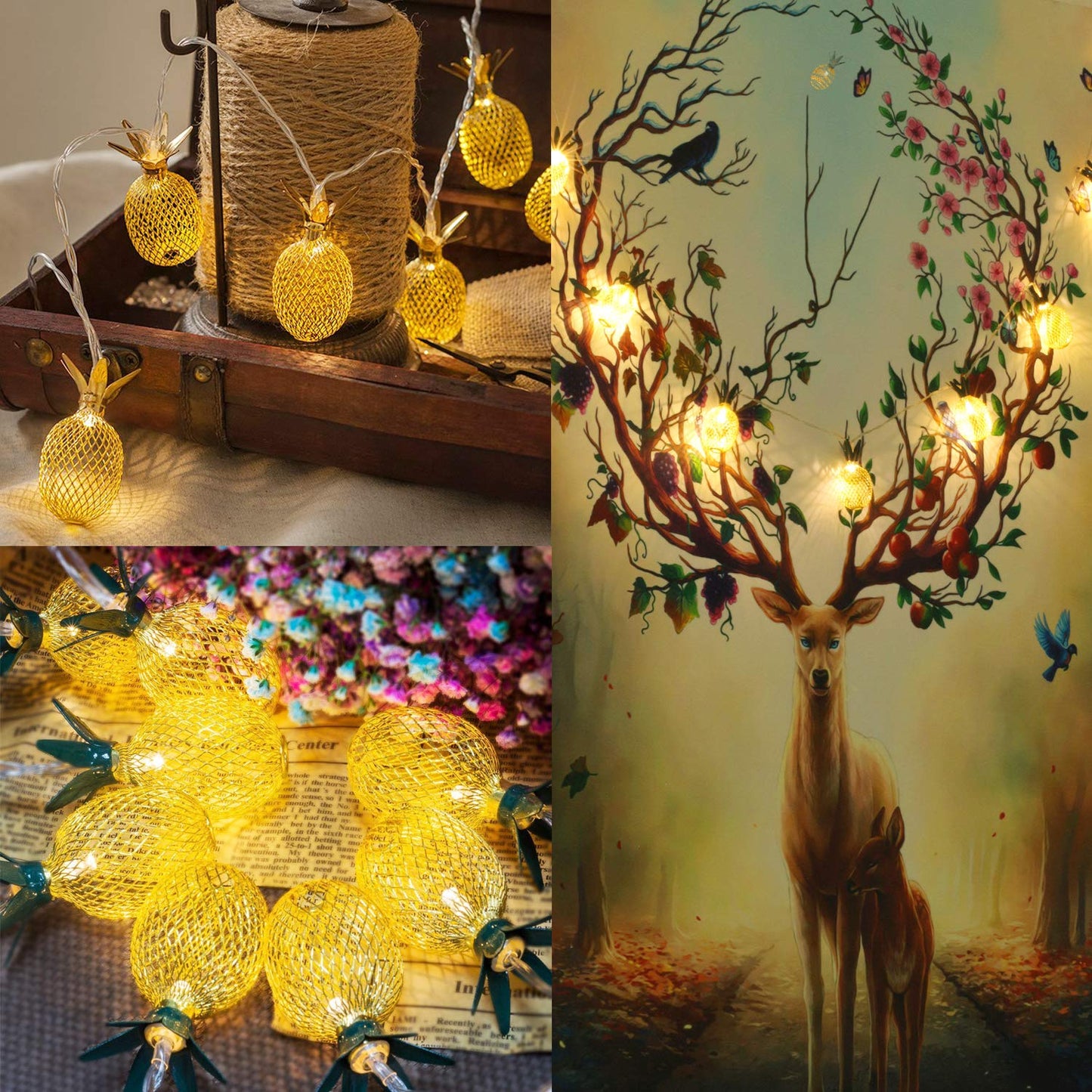 LED String Lights USB Fairy Lights Christmas Wedding Garden Party