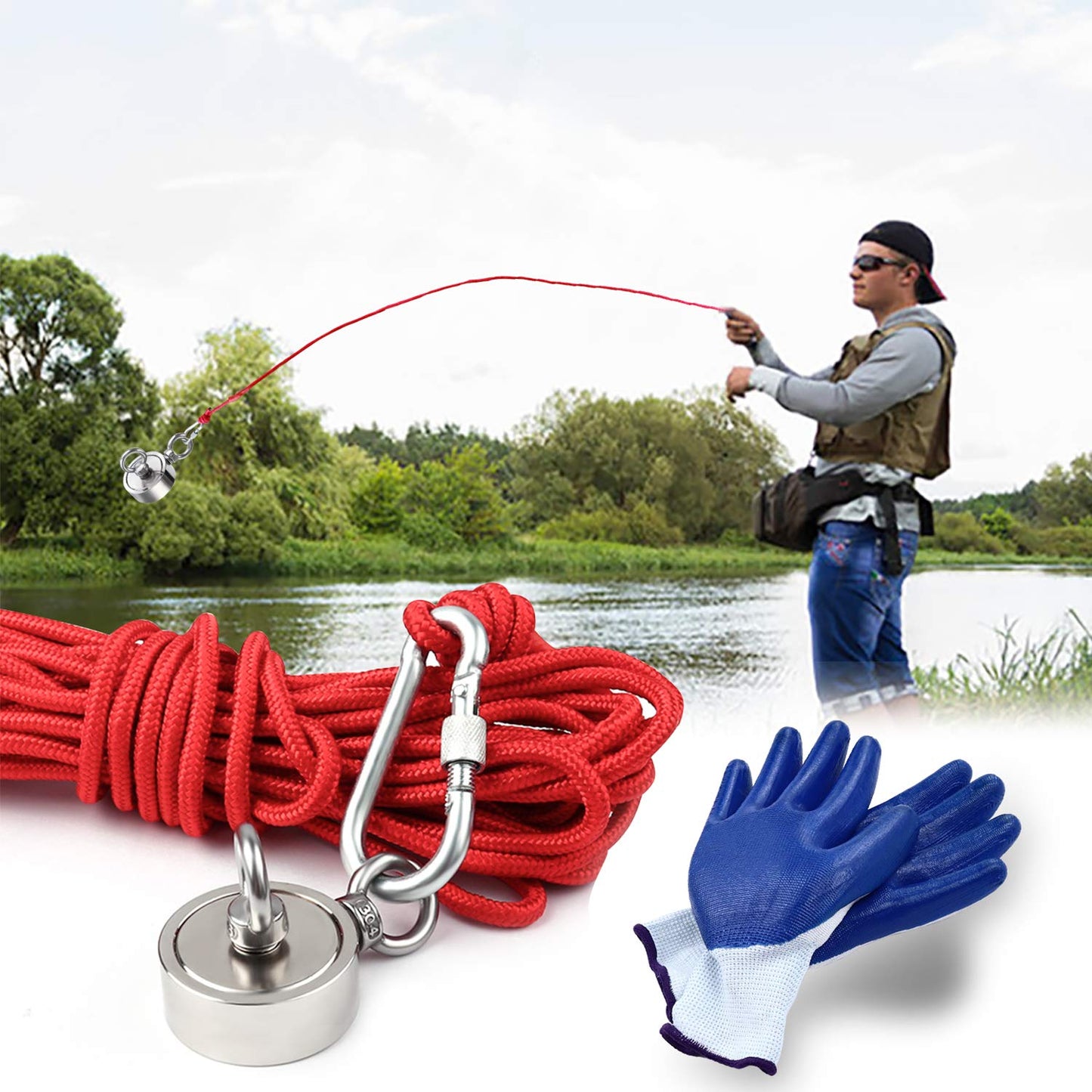 Salvage Magnet Fishing Kit