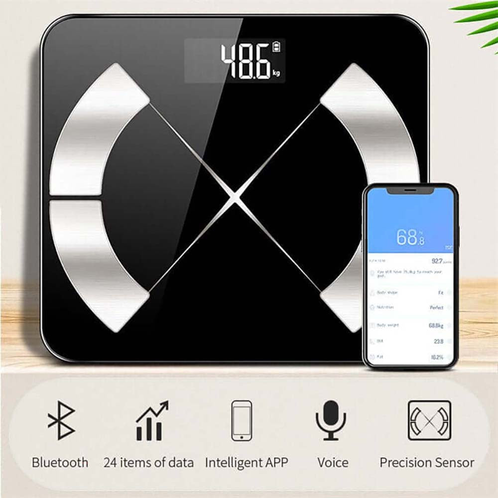 Bluetooth Body Fat Scale Wireless Digital Bathroom Body Fat Weight Scale