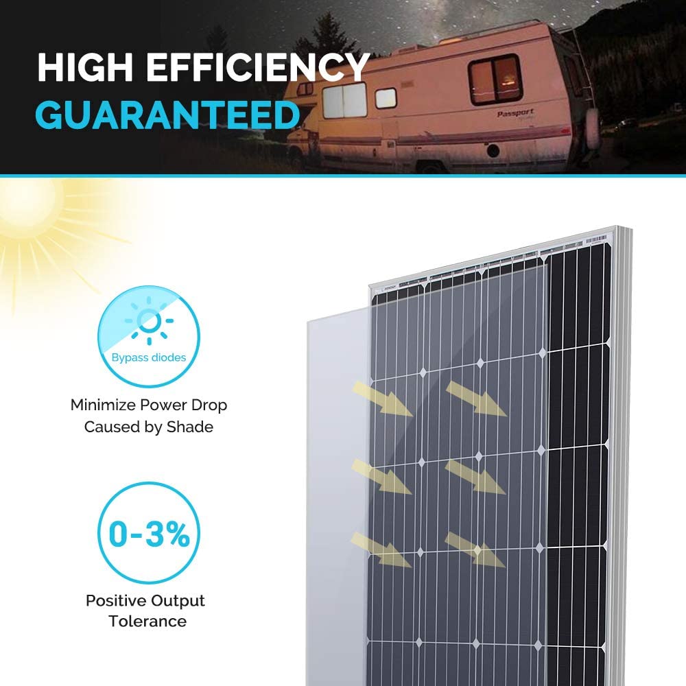 Solar Panel 100W Mono-crystalline Solar Panel