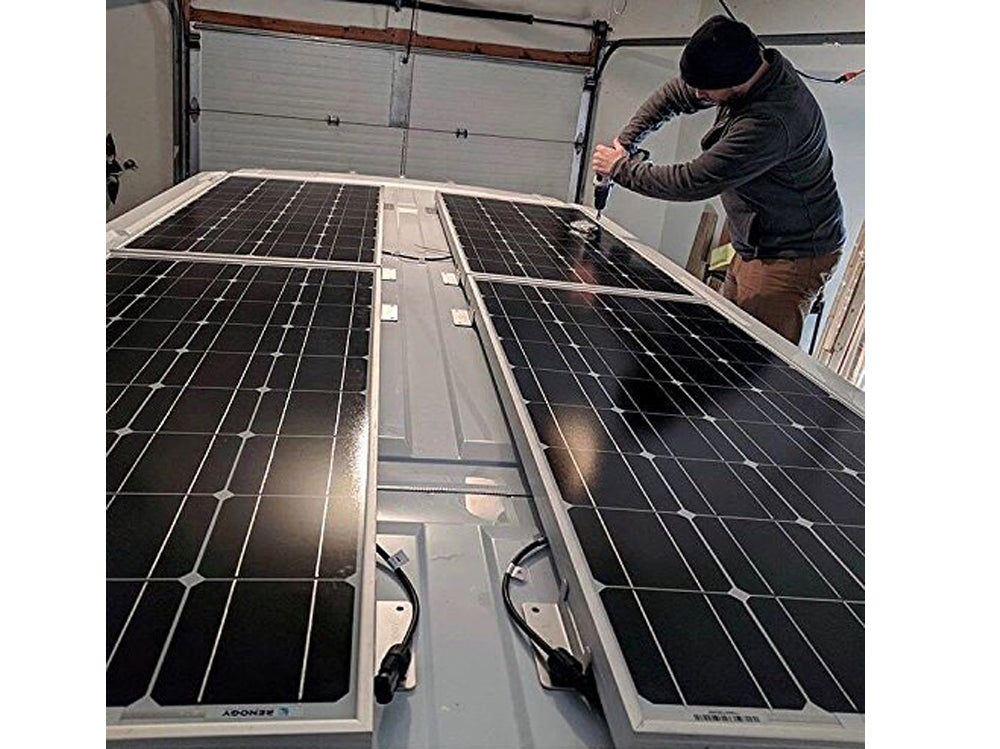 Solar Panel Mount Kit - Z Bracket for RV/Roof