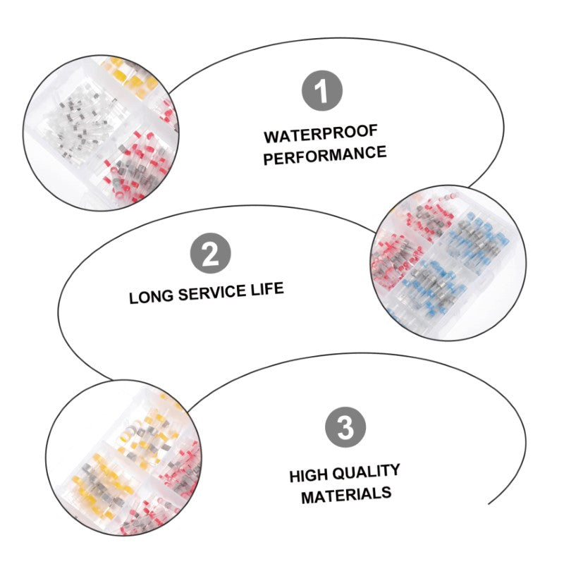 250Pcs Solder Seal Wire Connectors