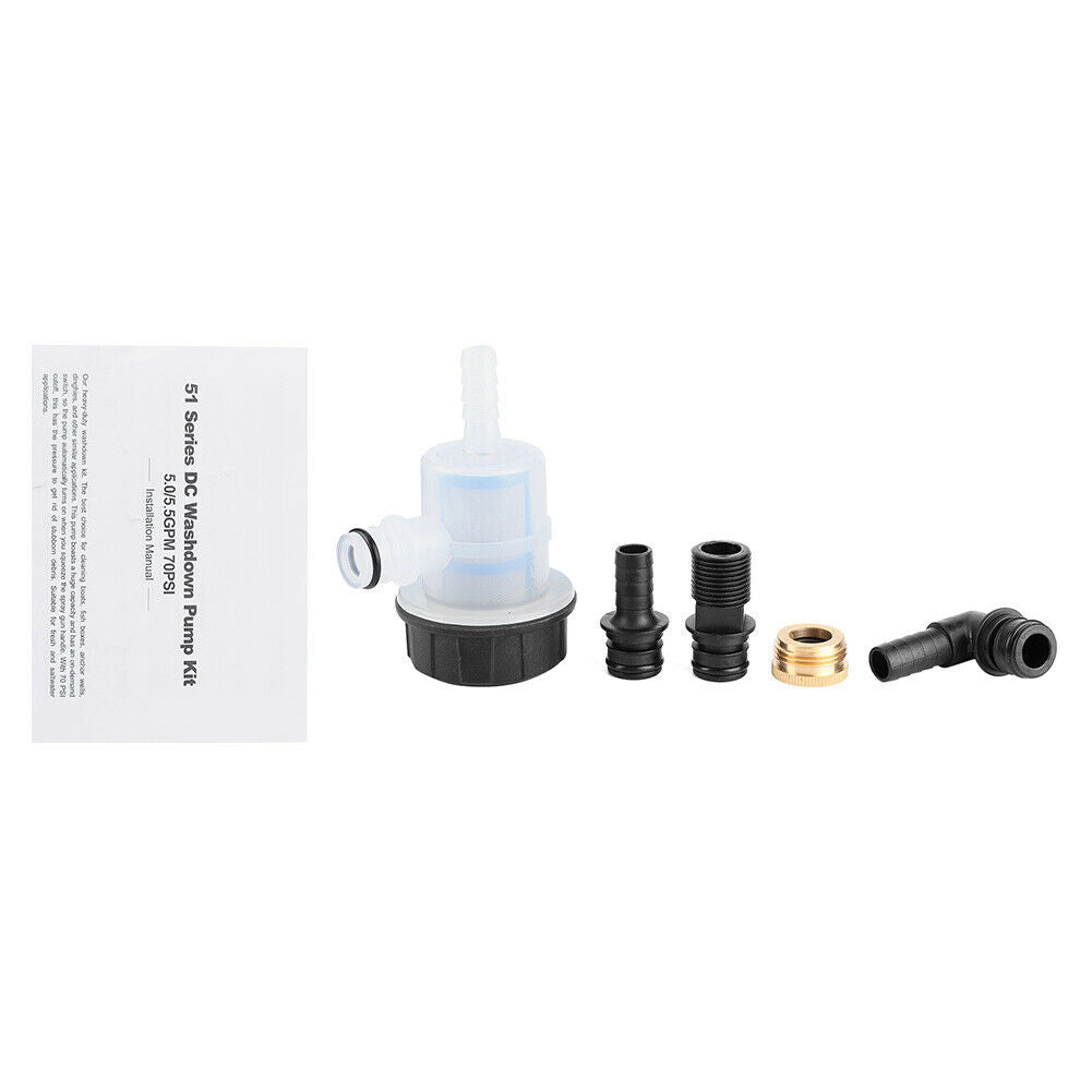Washdown Pump Kit 18.9 Lpm And 70 Psi Pressure 12V