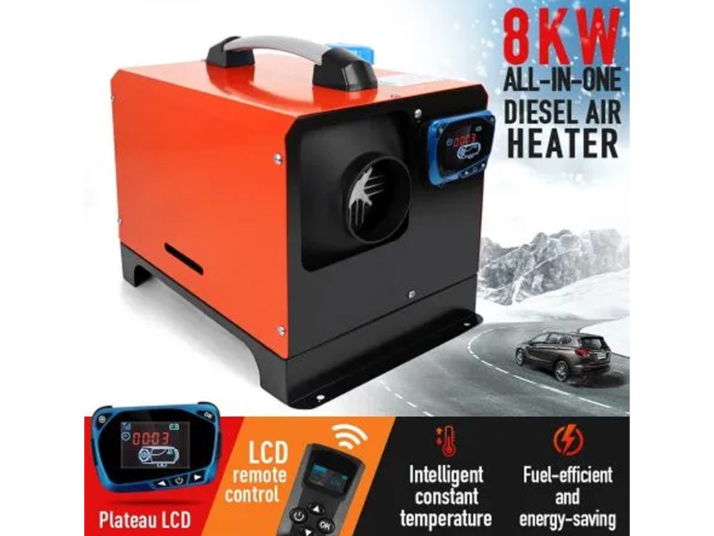 8KW Diesel Air Heater 12V with LCD Car Air Parking