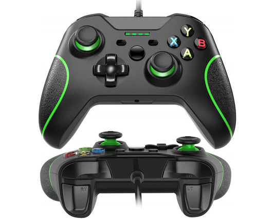 USB Wired Xbox One Game Controller Gamepad | Ergonomic Design for Xbox One & PC | Shock Vibration Joystick