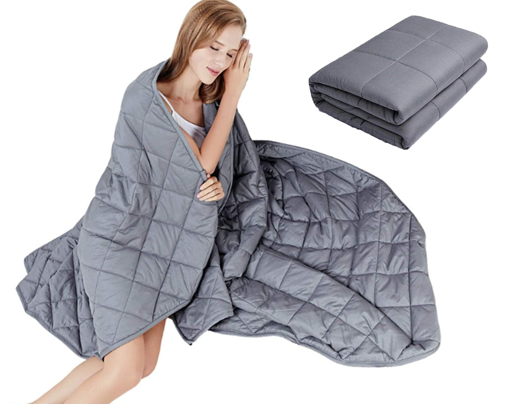 9KG Premium Cotton Weighted Blanket - Deep Sleep Relaxation Blanket