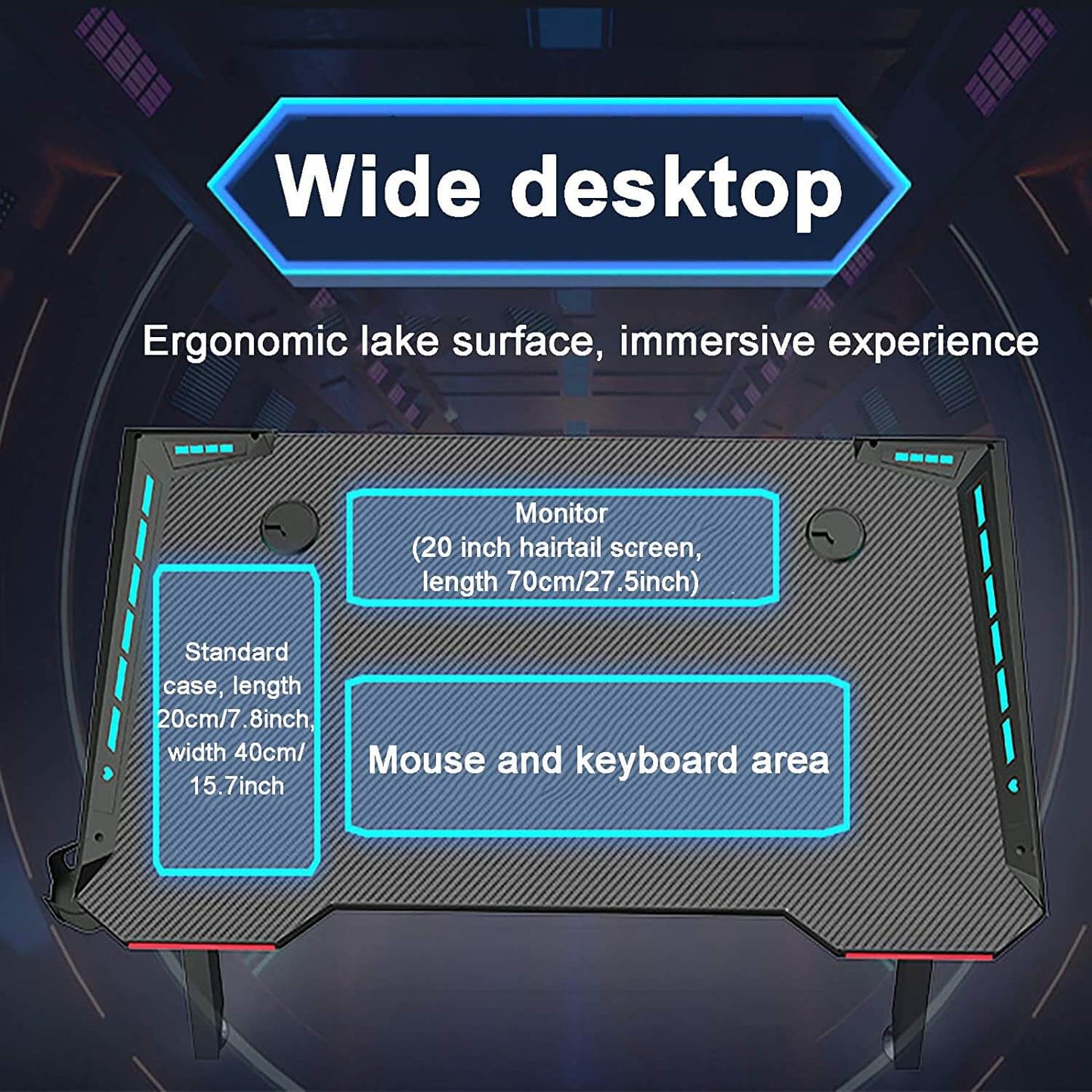 Racing Style Gaming Desk Gaming Table