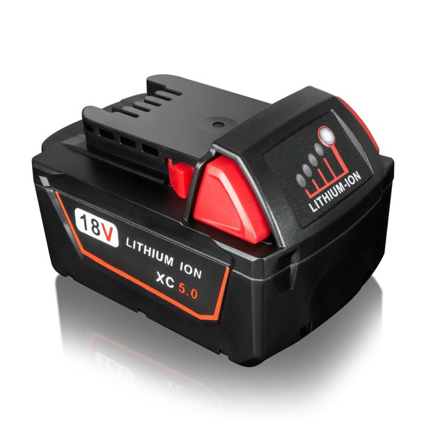 Milwaukee M18 18V 5.0Ah XC Lithium Battery - High-Capacity Power for M18 Tools | Model 48-11-1850