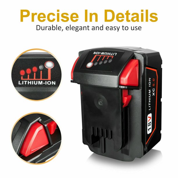 Milwaukee M18 18V 5.0Ah XC Lithium Battery - High-Capacity Power for M18 Tools | Model 48-11-1850