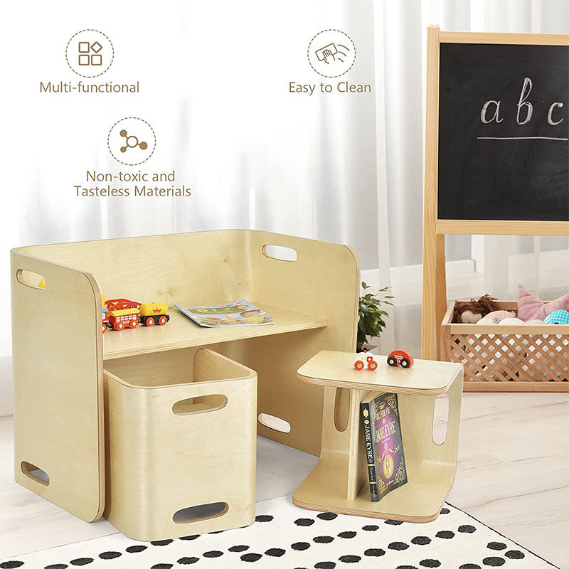 Wooden Activity Table and Chair Set