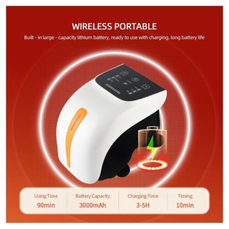 Electric Knee Joint Massager Heated Vibration Massage