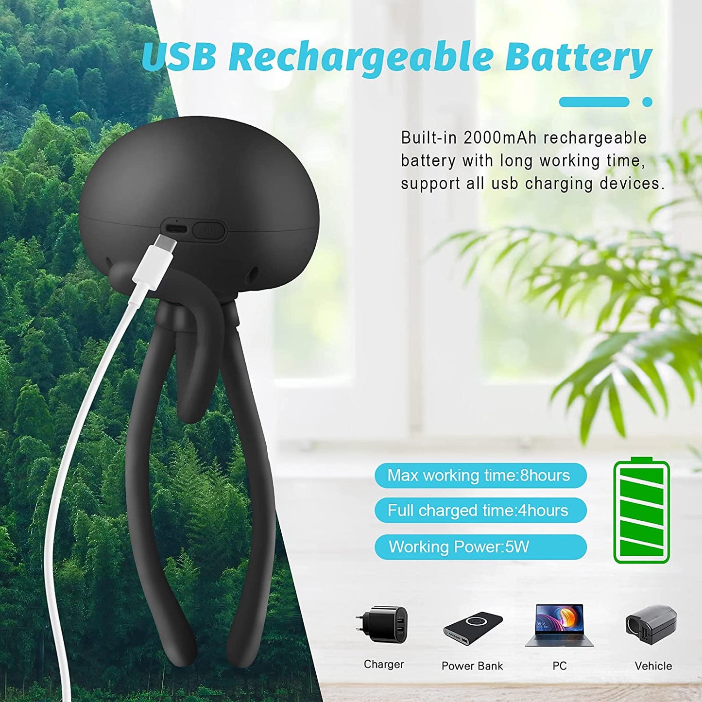 Portable Mini USB Fan