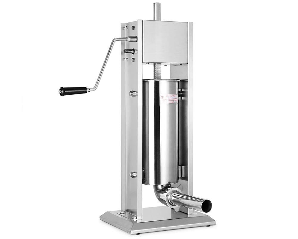 7L Vertical Sausage Maker - Commercial Stainless Steel Sausage Stuffer & Churro Machine