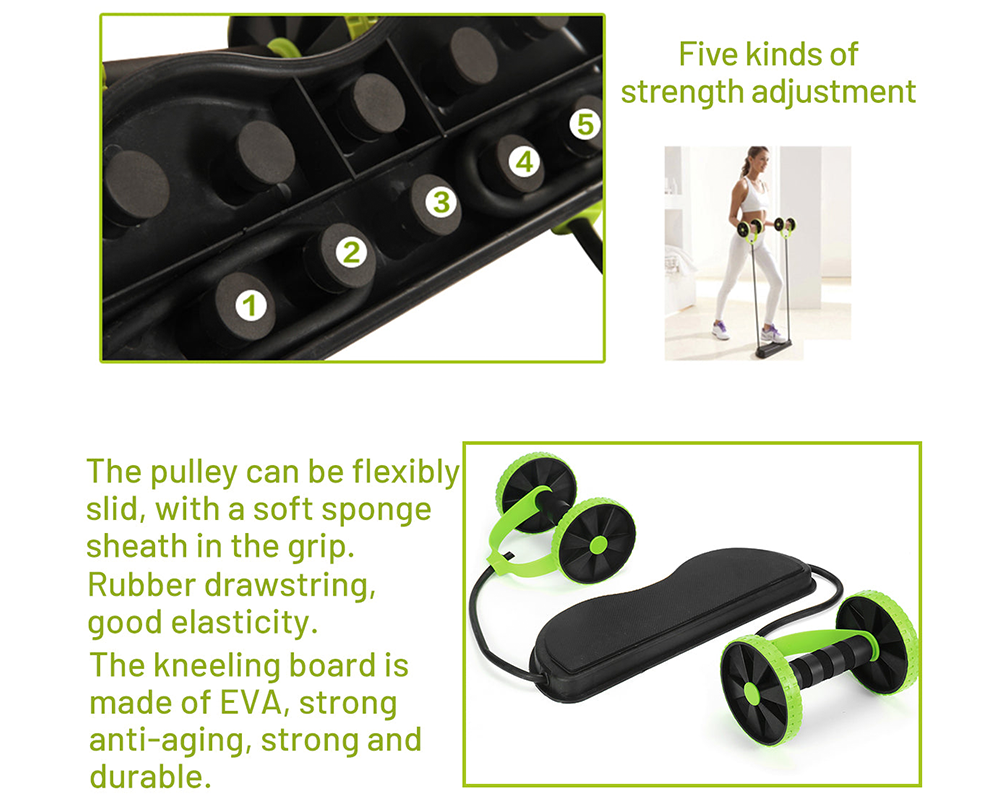 AB Roller – Double Wheel AB Roller for Abs & Full Body Workout