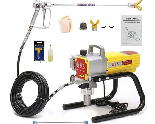 1800W 4500PSI High Pressure Airless Wall Paint Sprayer – Red Color