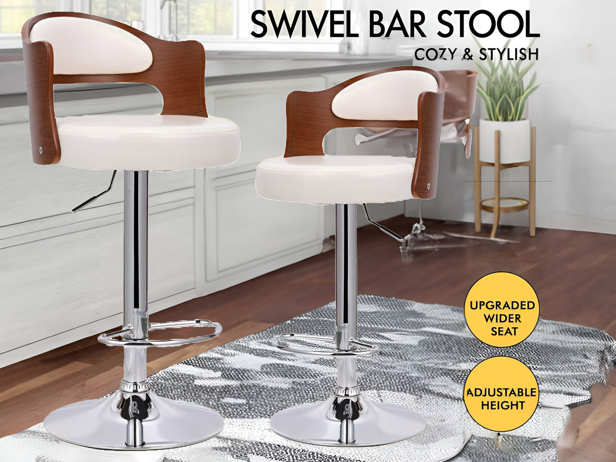 Bar Stools Kitchen Bar Stool Leather Barstools Swivel Gas Lift Counter Chairs