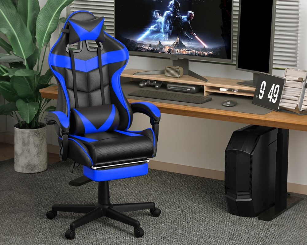 Gaming chair Home Office Chair - Blue
