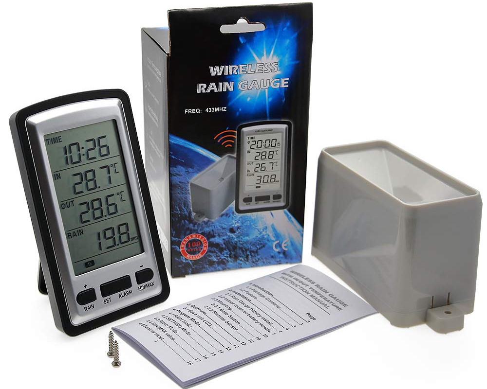 Wireless Rain Gauge Weather Staion, Household Rain Gauges
