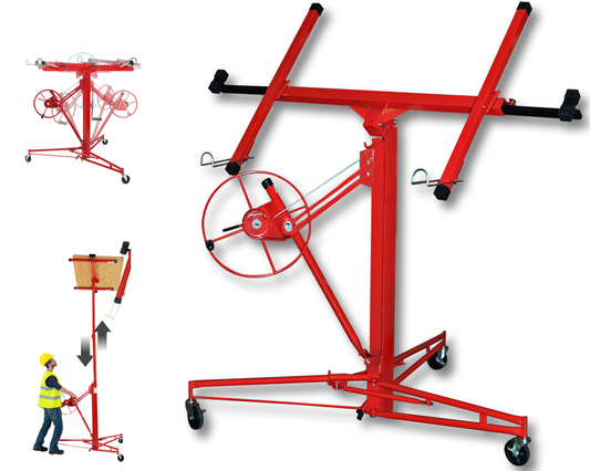 Drywall Lifter 3.3M Panel Hoist – Heavy Duty Drywall Lifter Tool