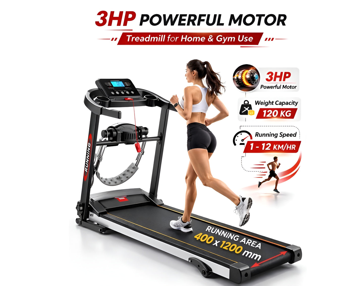 Treadmill Home Gym Foldable Treadmill