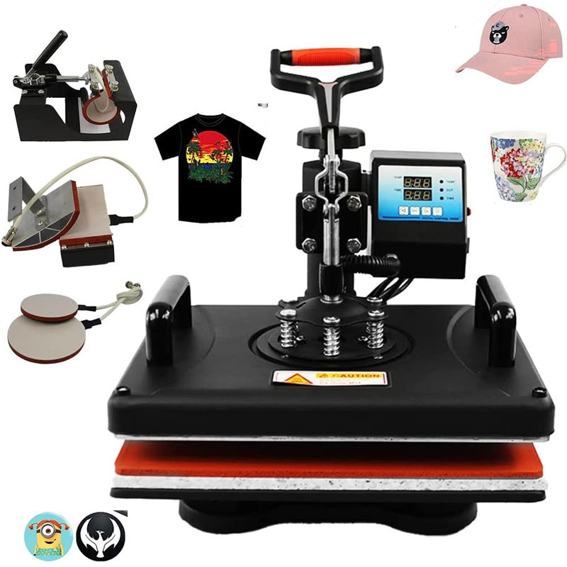 Heat Press Machine 5 in 1 Sublimation Printing