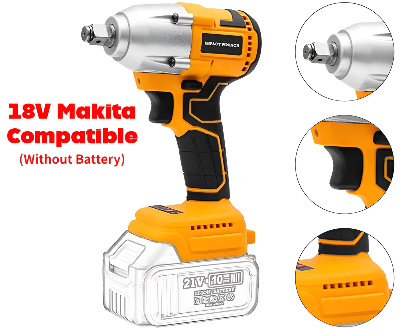 Electric Impact Wrench Makita battery Compitable