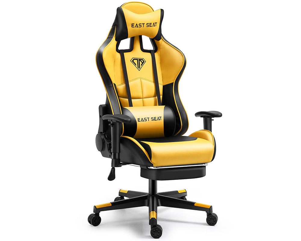 Ergonomic Gaming Chair Multi-Functional Yellow Gaming Chair