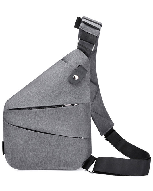 Anti-Theft Left Shoulder Bag Sling Chest Bag