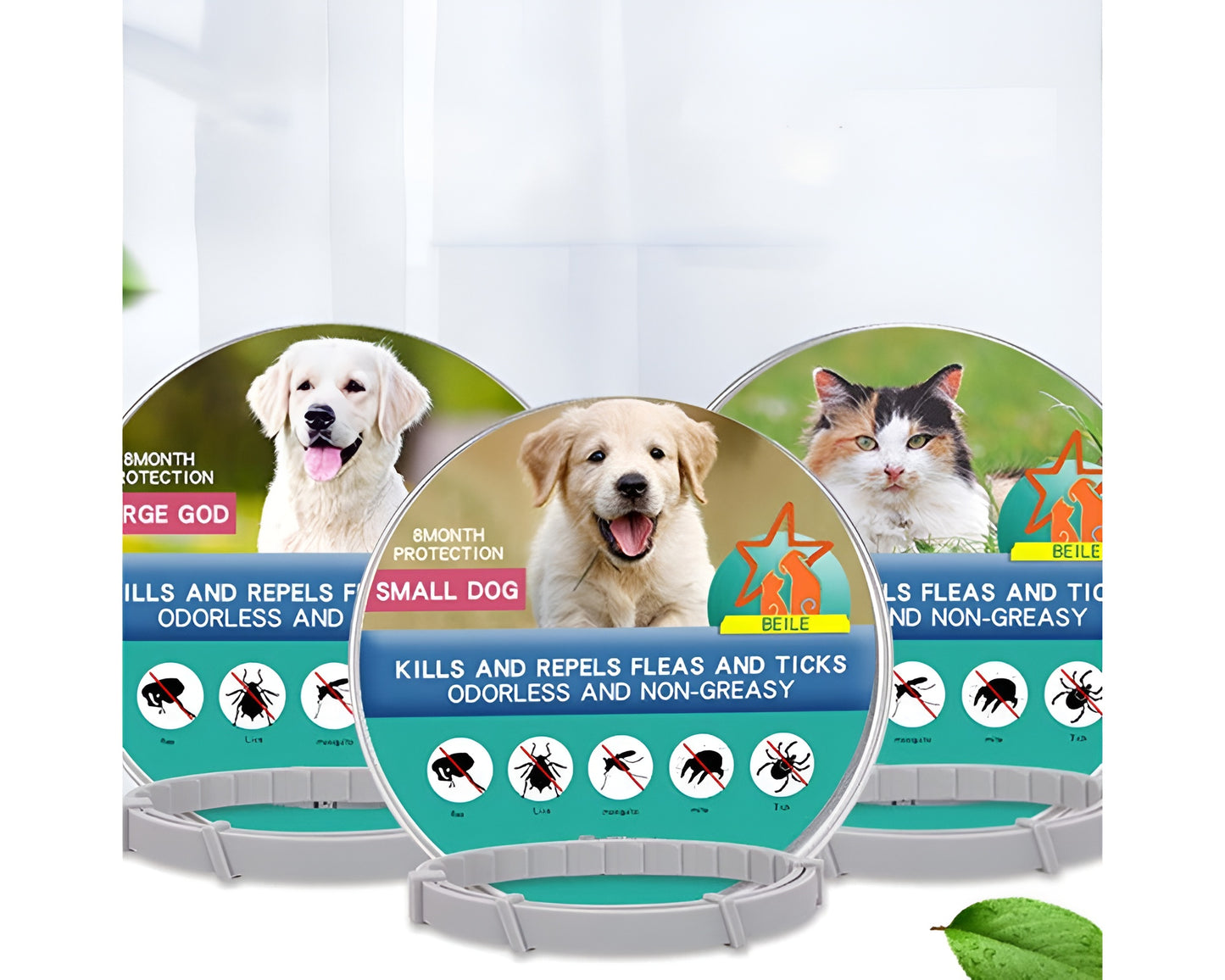Cat Flea & Tick Collar 70cm 2PCS