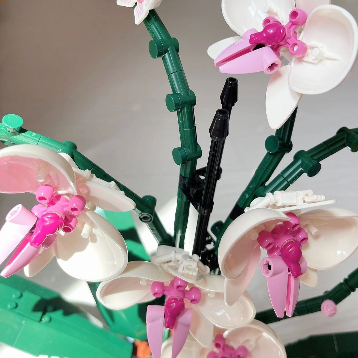 Orchid Artificial Flower Building Block Set
