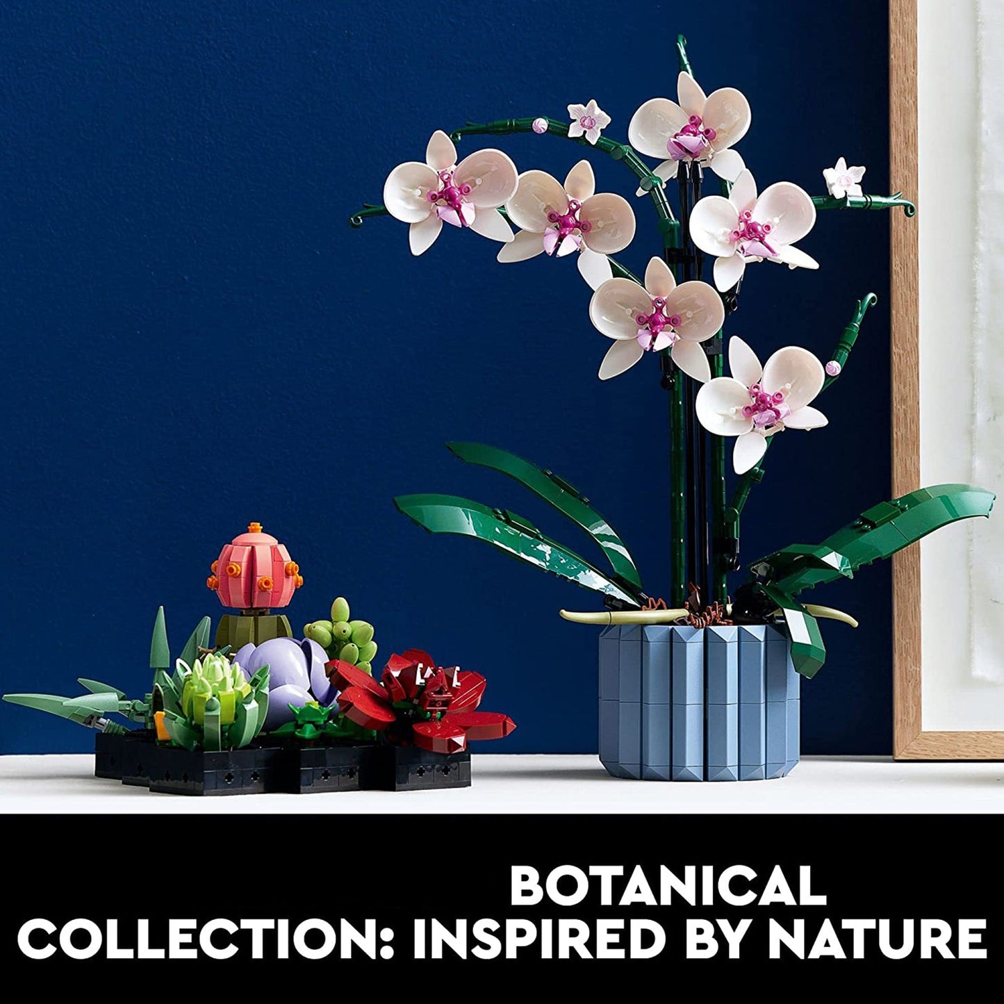 Orchid Artificial Flower Building Block Set