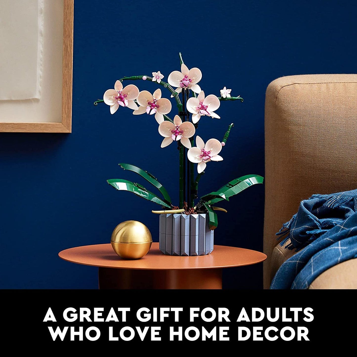 Orchid Artificial Flower Building Block Set