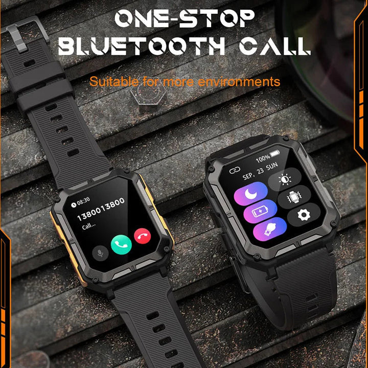 Military Smart Watch for Men – Rugged, Waterproof