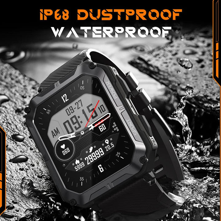 Military Smart Watch for Men – Rugged, Waterproof