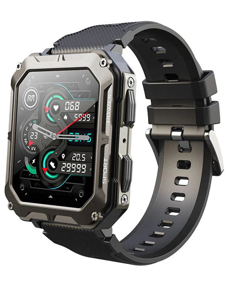 Military Smart Watch for Men – Rugged, Waterproof