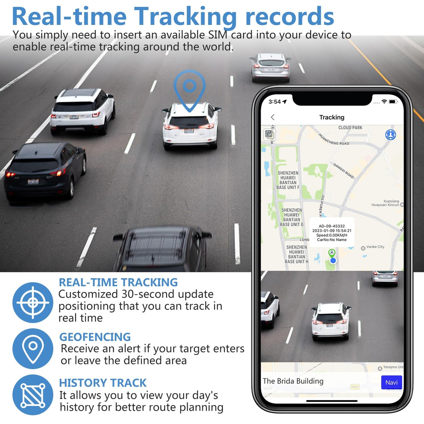 Portable Locator GPS Tracker - Real-Time Positioning Device for Elderly and Junior