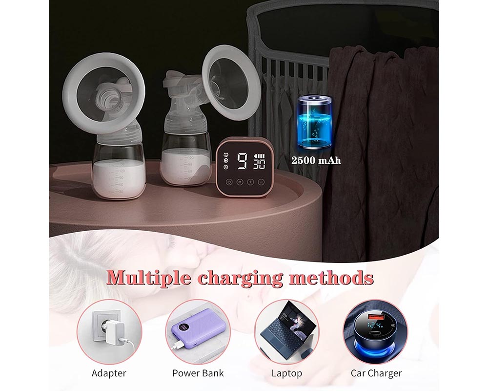 Rechargeable Breast Pump with 4 Modes