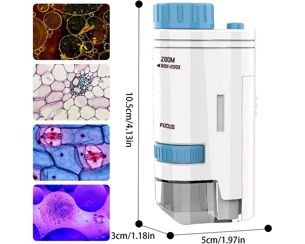 Portable Kids Microscope Kit