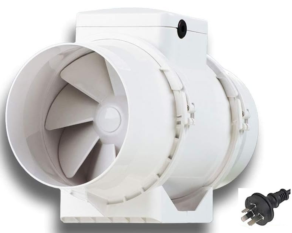 Exhaust Fans Home Inline Pipe Duct Fan Extractor Ventilation Kitchen Toilet Air Clean Ventilator Diagonal Flow Fan