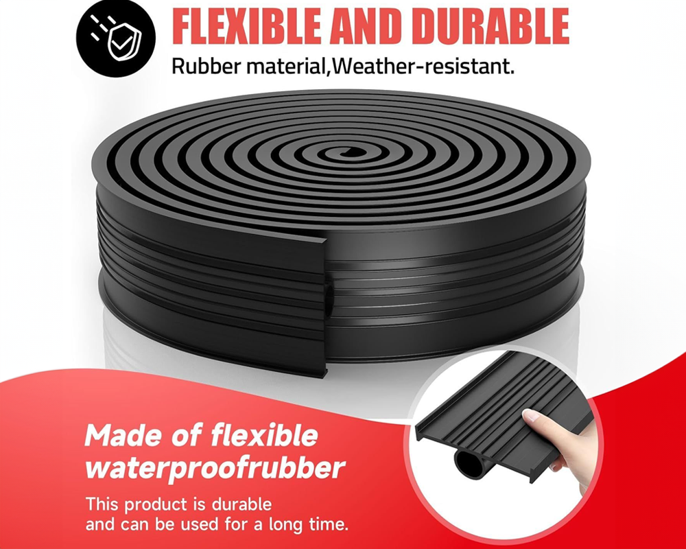 Universal Garage Door Bottom Seal Weather Stripping Kit for Garage Doors