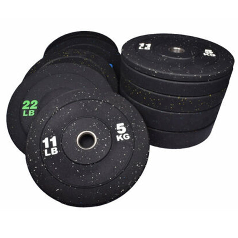 Bumper Plates 5KG - 2PCs 2-Inch Olympic Rubber Weight Plates for Home & Gym