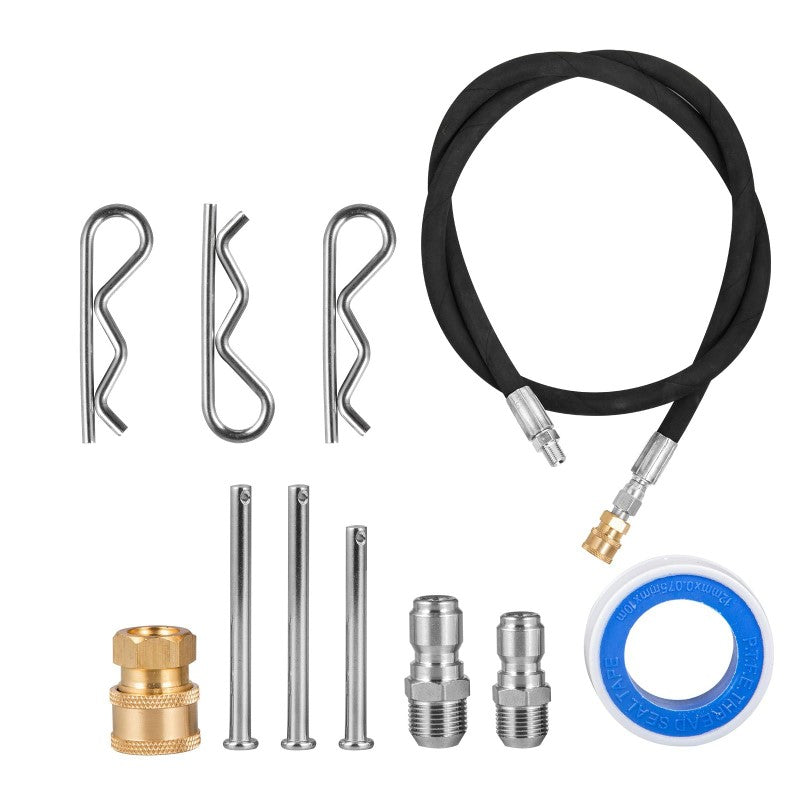 24 Inch Stainless Steel Rotating Surface Cleaner with Handle